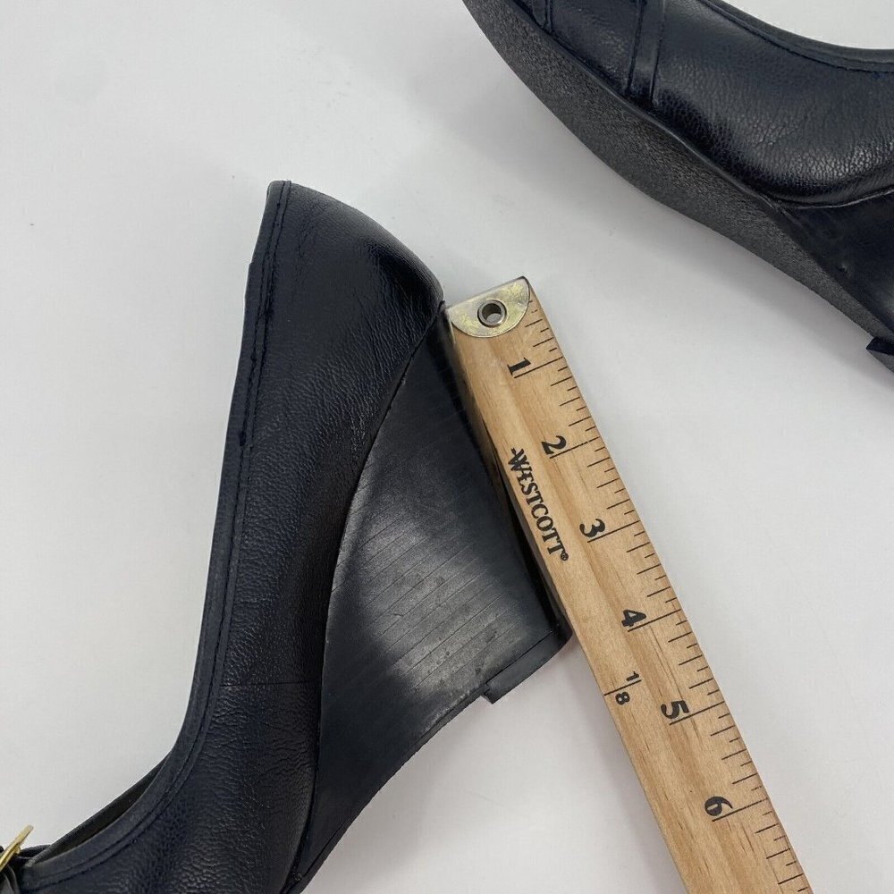 Steve Madden Size 7 Trea Leather Buckle Accent We… - image 10